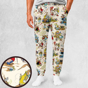 Alice In Wonderland Pattern Sweatpants