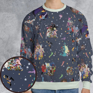 Classic Cartoon 1937-1949 All-over Print Sweatshirt