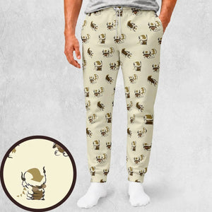 Flying Bison Pattern Sweatpants