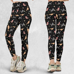 Dice Cat DnD Legging