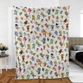 80s 90s Commercial Mascot Cereal Fleece Blanket