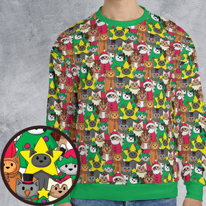 All-over Print Sweatshirt - Q7A62VTE -  - 1