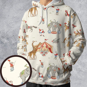 Nostalgic Circus Dumbo All-over Print Hoodie