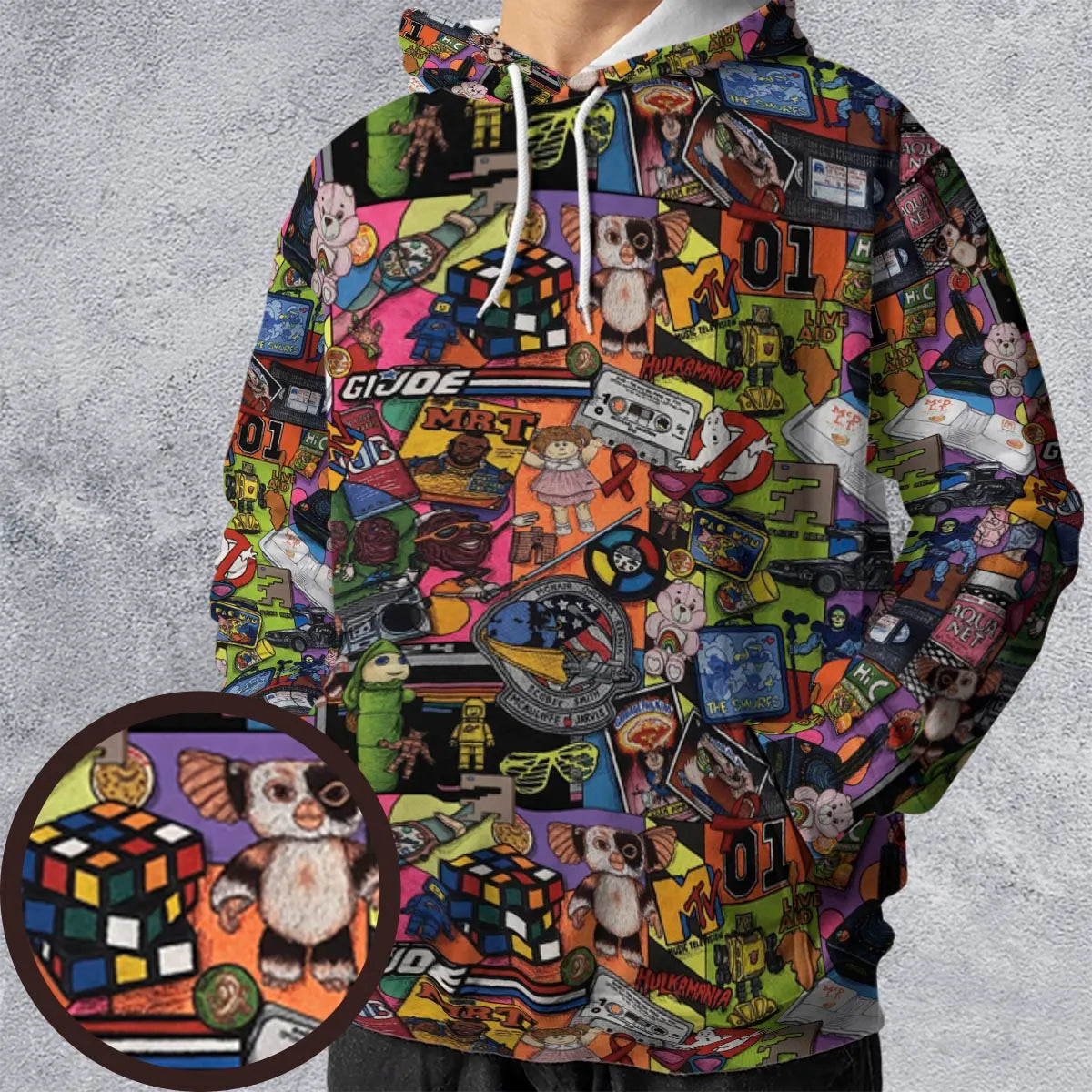 The 1980's. The Decade Of Greed All-over Print Hoodie