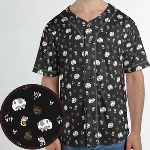 Appa Yip Yip Avatar Pattern Unisex Baseball Jersey