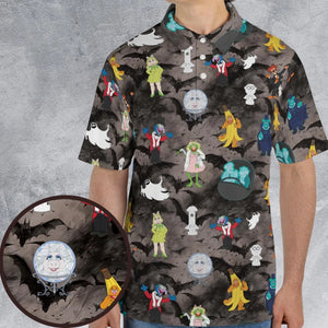 Muppet Haunted AOP Men/Women Polo Shirt