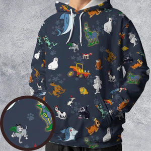 HB Scooby Clones All-over Print Hoodie