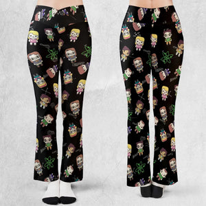 Geeky Bazinga The Big Bang Theory Flare Leggings