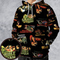 Teaming Monsters All Up Universal Monsters All-over Print Hoodie