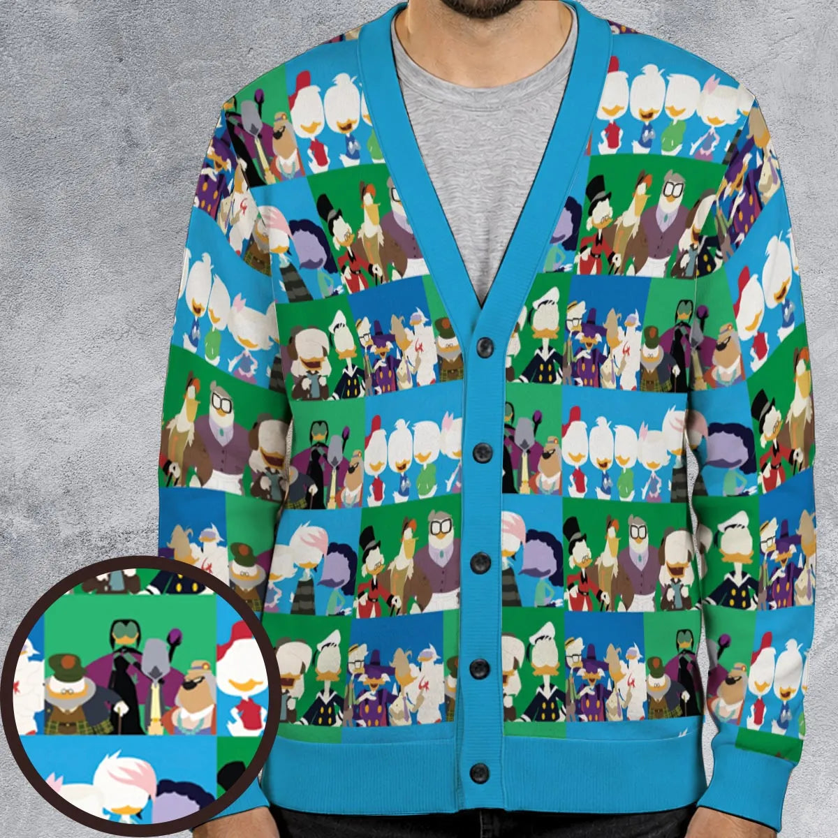 DuckTales Inspired Cardigan
