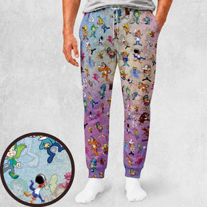 80s 90s Commercial Cereal Mascots Sweatpants