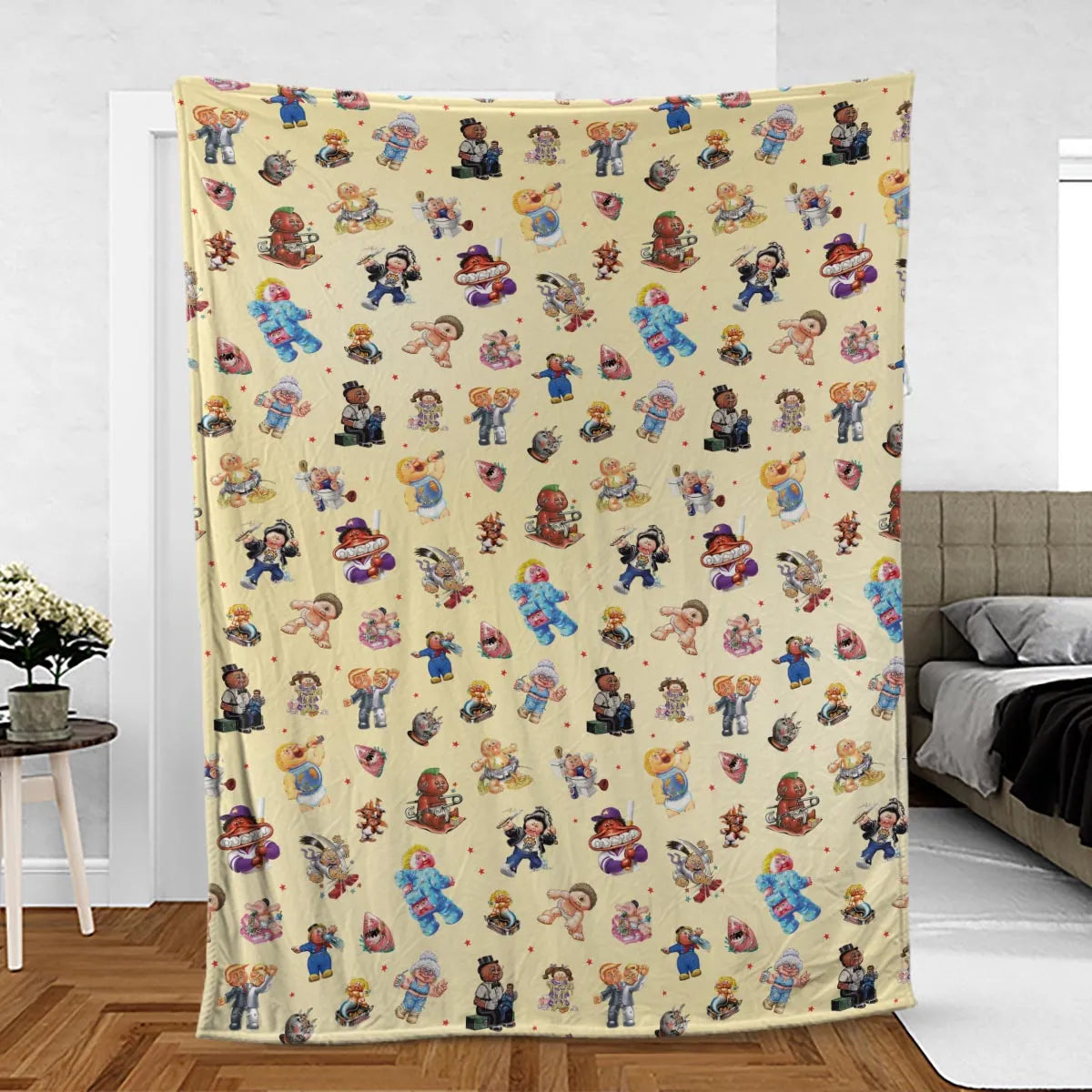 90s Garbage Pail Kids Fleece Blanket