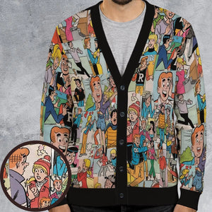 Archie Comics Characters Collage Cardigan