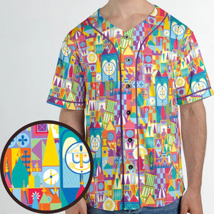 It's a Small World Unisex Baseball Jersey