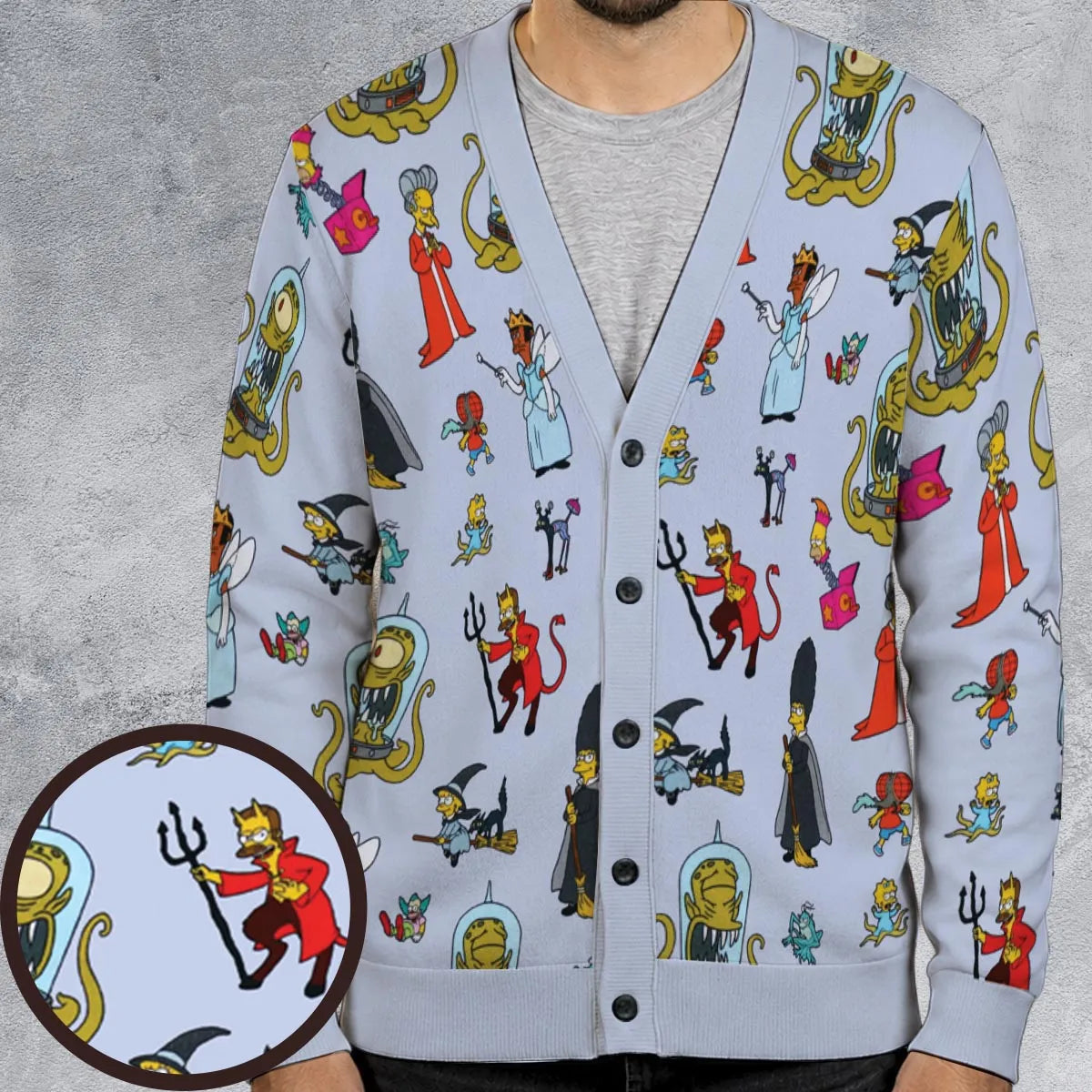 Halloween Costume The Simpsons Cardigan