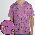 Wilma and Betty The Flintstones Unisex Baseball Jersey