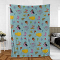 Heffalumps and Woozles Winnie the Pooh Fleece Blanket