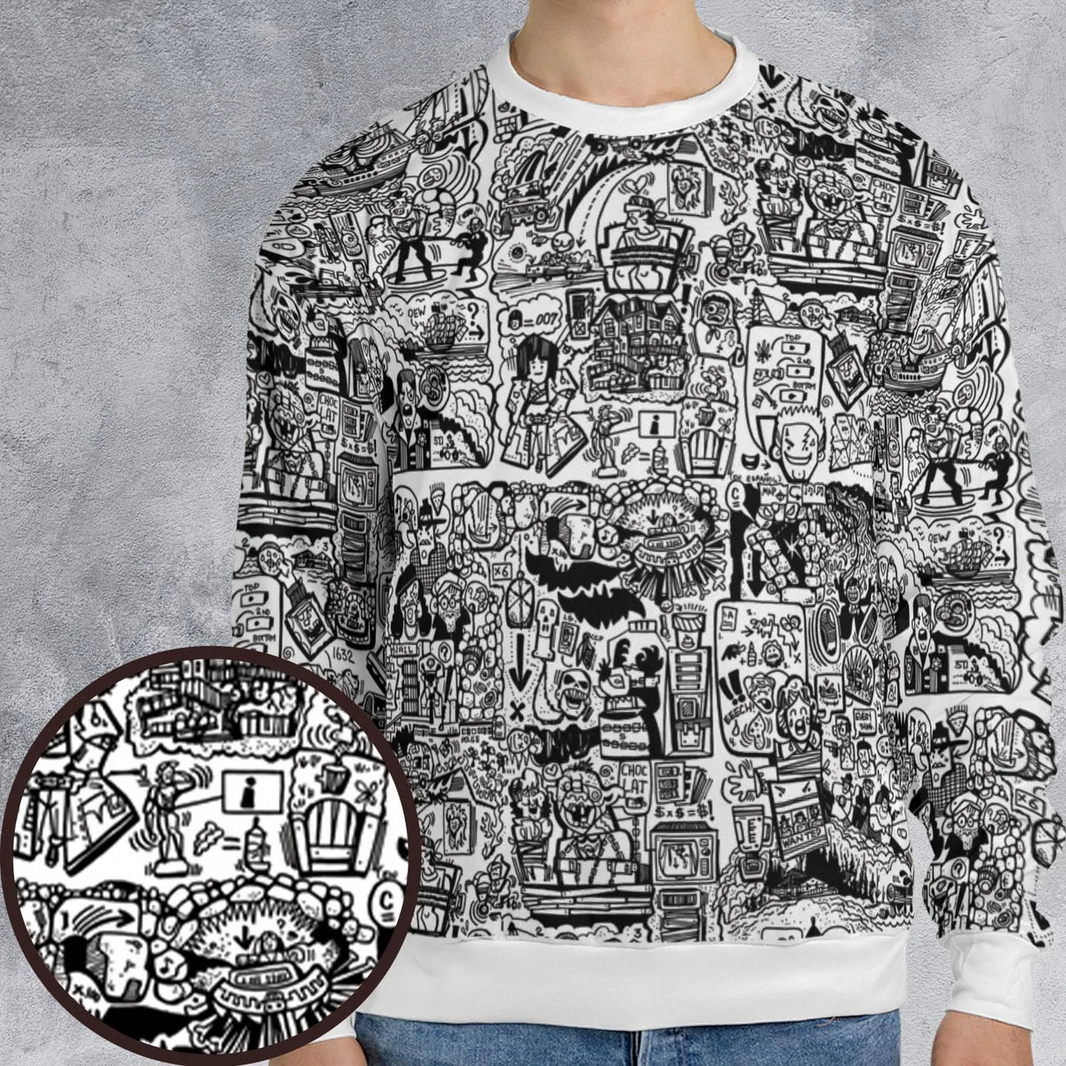 Classic Adventures The Goonies All-over Print Sweatshirt