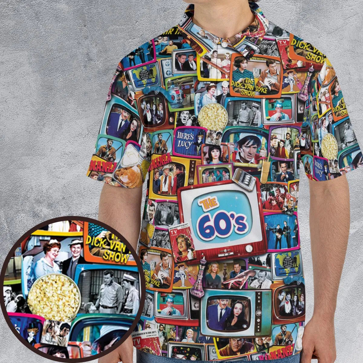 The 60s Classic TV Shows AOP Men/Women Polo Shirt