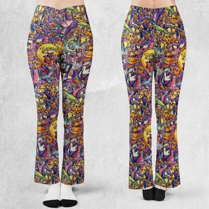 The Cute Dragon Figment Flare Leggings