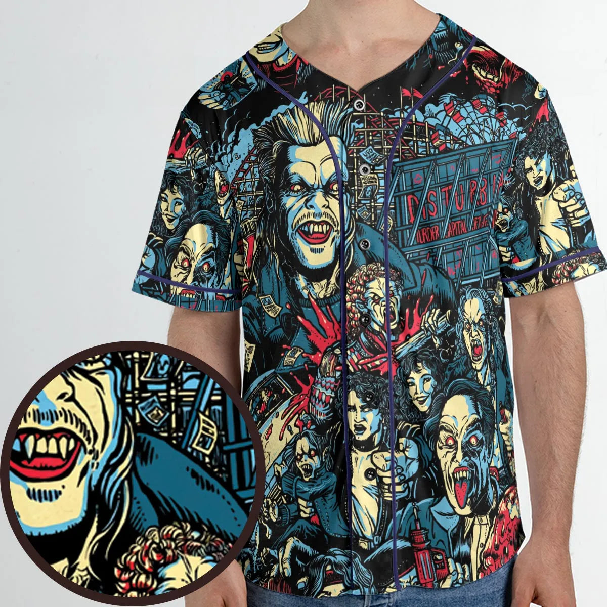 The Lost Boys Eighties Vampire Horror Unisex Baseball Jersey