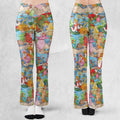 Archer Wood Plaid Robin Hood Flare Leggings