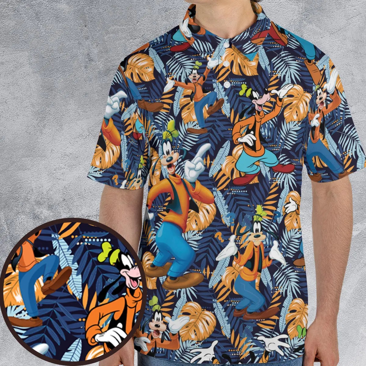 Goofy Aloha AOP Men/Women Polo Shirt
