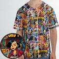 Daria Sick Sad Fiction Pattern Unisex Baseball Jersey