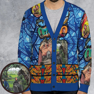 The Beginning Star Trek Pattern Cardigan