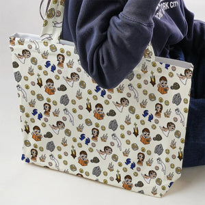 Doodle Luck Dragon Falkor The Neverending Story Large Tote Bag