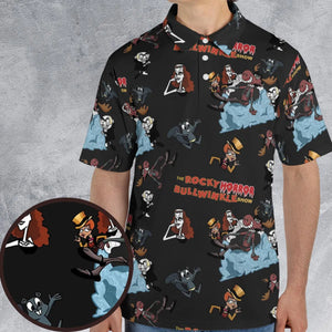 Rocky Horror Bullwinkle AOP Men/Women Polo Shirt