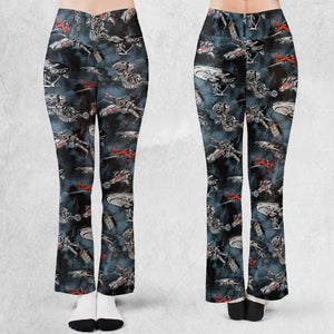 Ultimate Space Fleet Flare Leggings