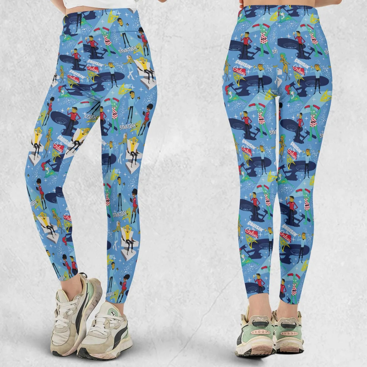 Cruisin' The Galaxy Star Trek Legging