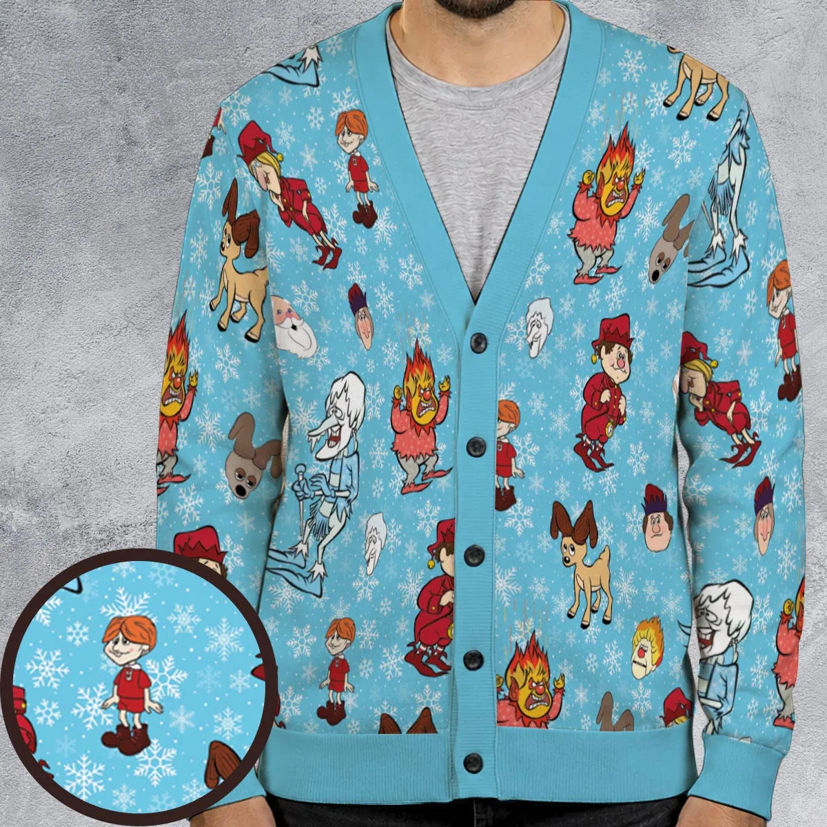 A Miser Brothers The Year Without a Santa Claus Cardigan