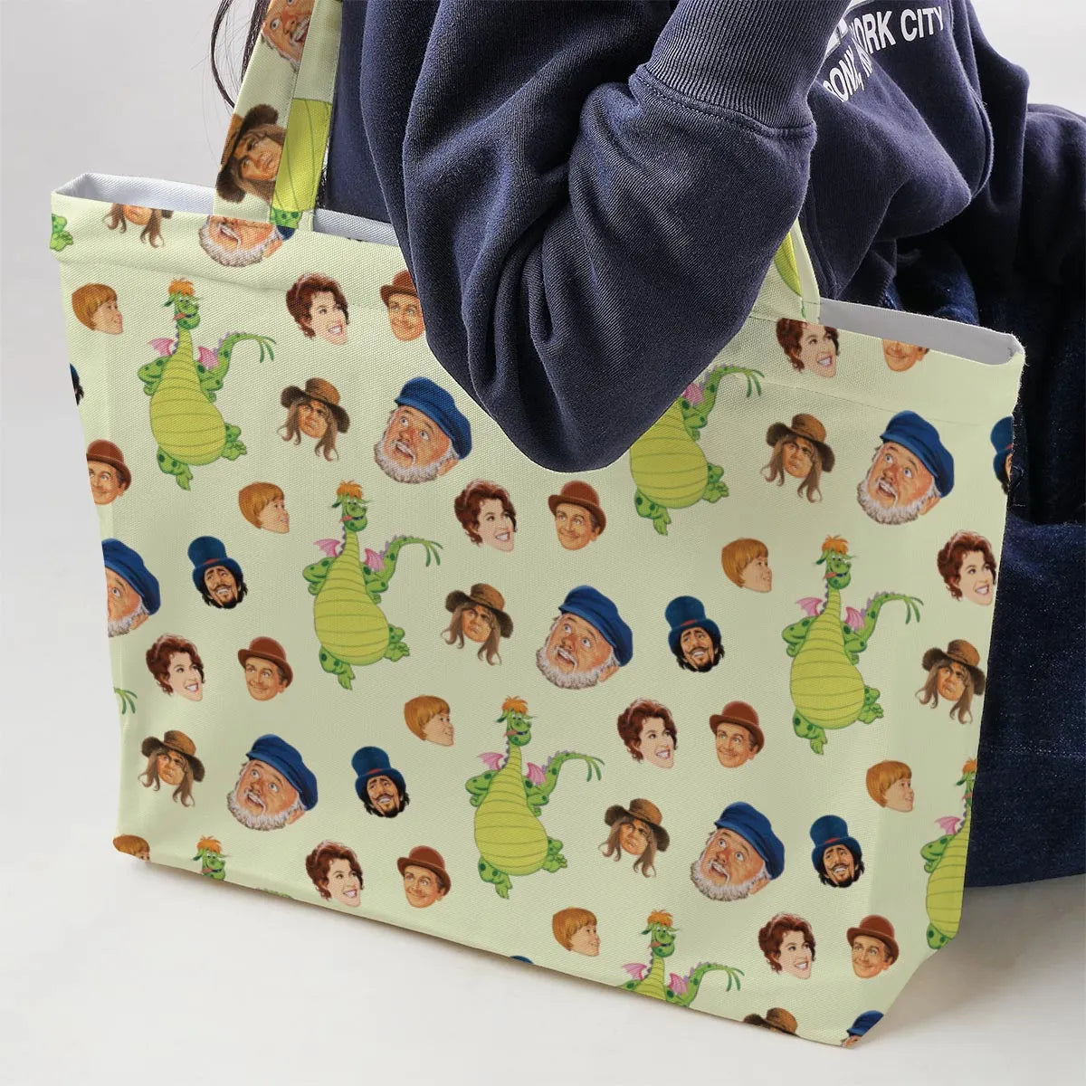 Pete's Dragon Characters Large Tote Bag