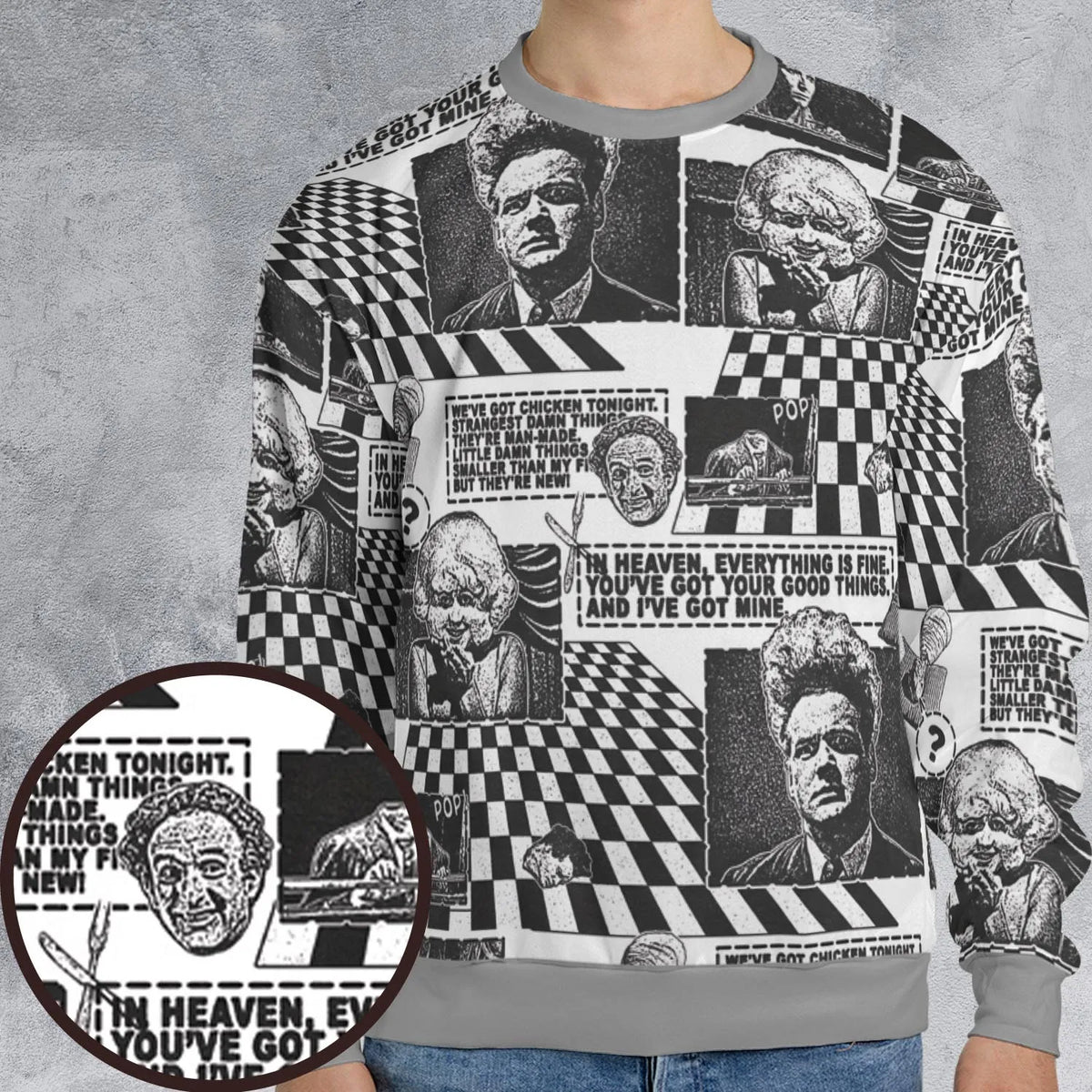Surreal Disturbing Atmospheric A nightmare Eraserhead All-over Print Sweatshirt