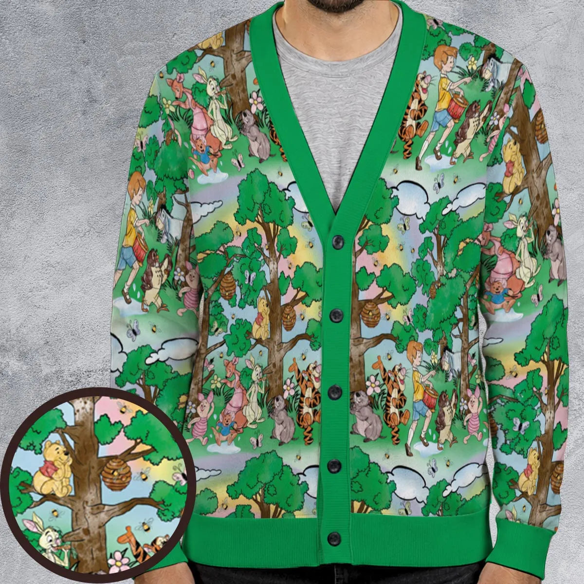 Bear and Friends Winnie the Pooh Cardigan