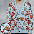 Christmas Cars Cars Toon Cardigan