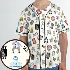 Chris Farley Matt Foley Motivational SNL Unisex Baseball Jersey