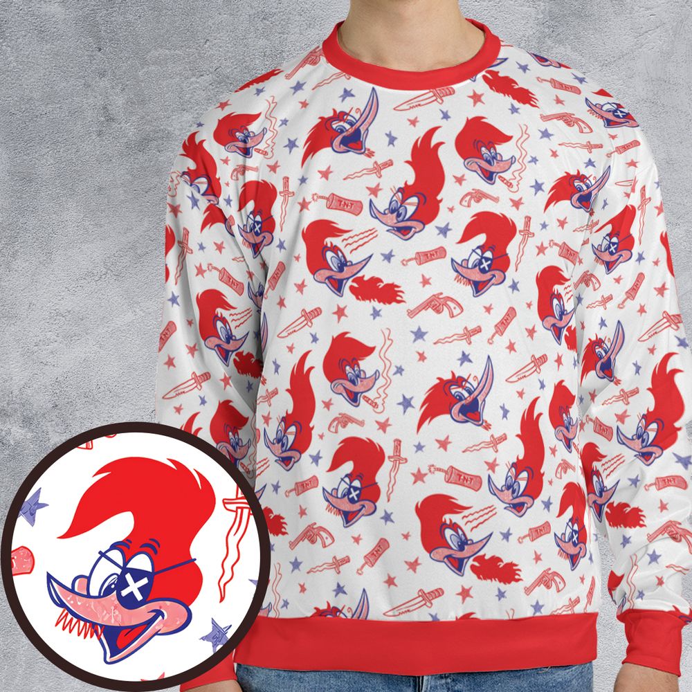 All-over Print Sweatshirt - U25BRE6L -  - 1