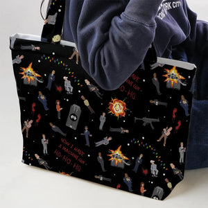 Die Hard Is My Favorite Christmas Movie Large Tote Bag