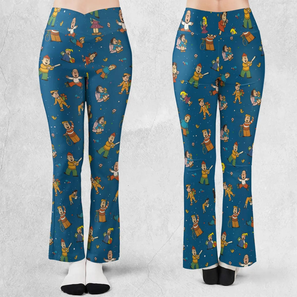 Cartoon Throwback The Little Lulu Show Flare Leggings