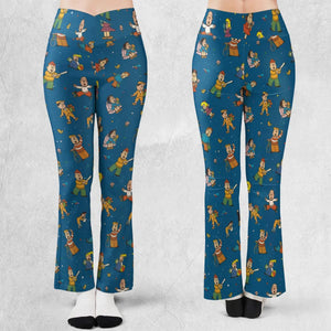 Cartoon Throwback The Little Lulu Show Flare Leggings