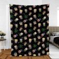 Geeky Bazinga The Big Bang Theory Fleece Blanket