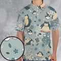 Summer Relax Snorlax Pokemon AOP Men/Women Polo Shirt