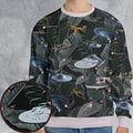 Star Trek Spaceship Pattern All-over Print Sweatshirt