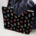 Live Long and Paws-purr Star Trek Large Tote Bag