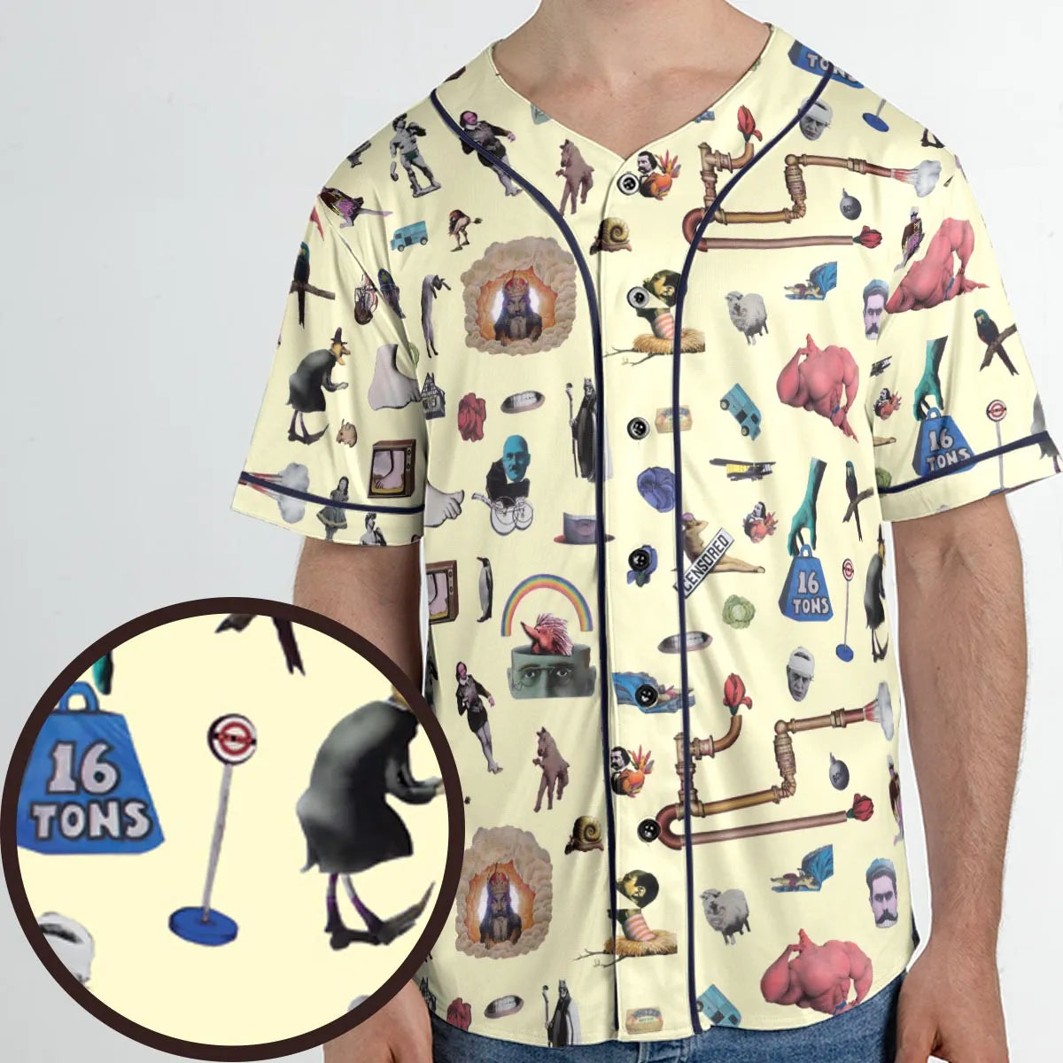Monty Python's Flying Circus Unisex Baseball Jersey