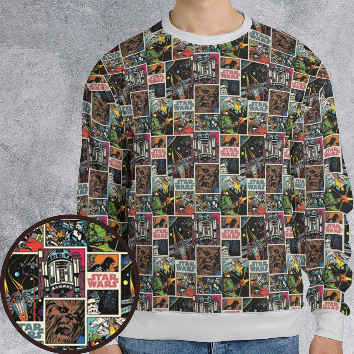 Star Wars Comic All-over Print Sweatshirt