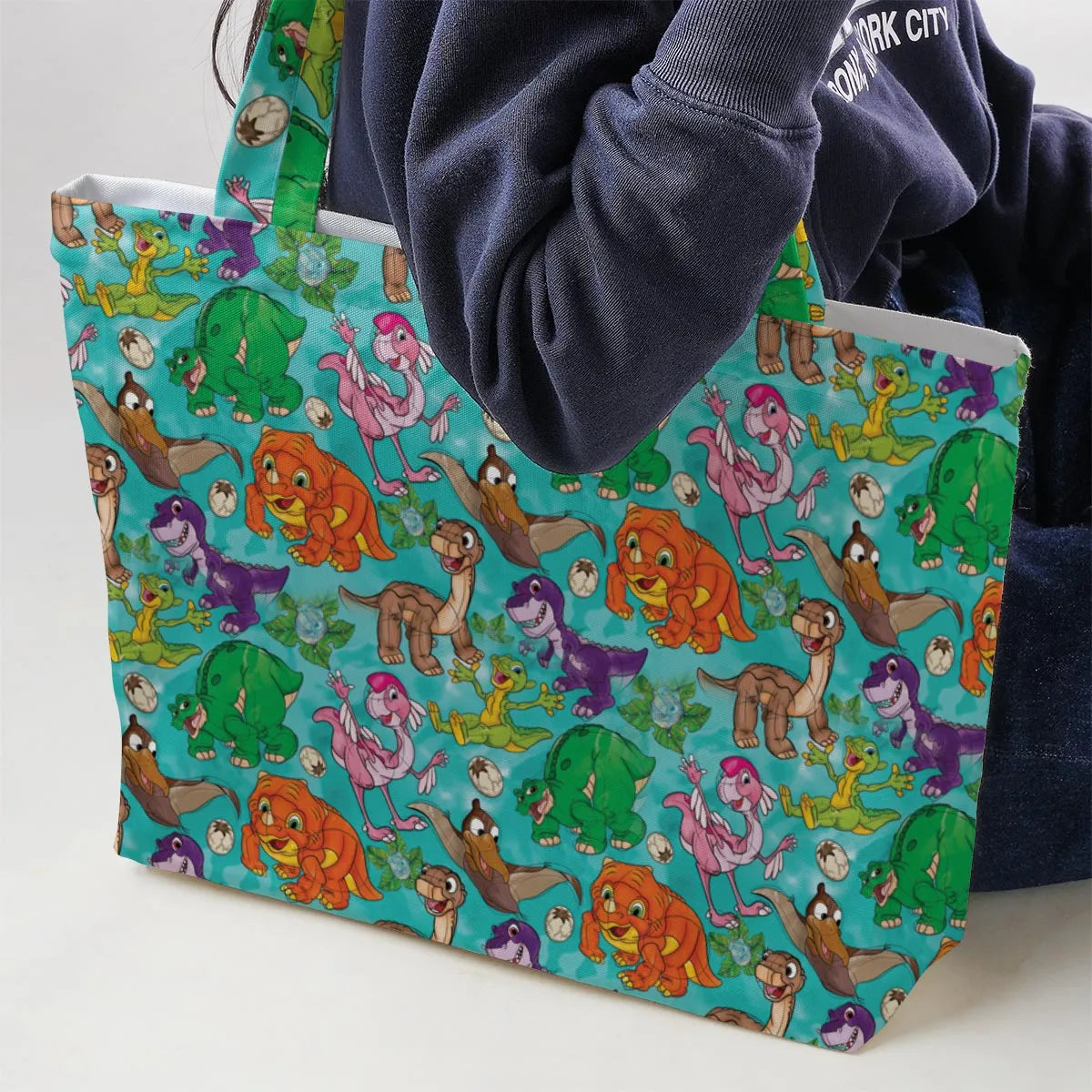 Squad Goals The Land Before Time Large Tote Bag